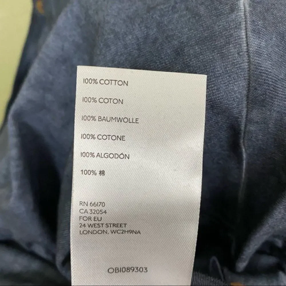 Free People Weekend Rush Short Sleeve Top Navy - Size Small - Picture 7 of 7